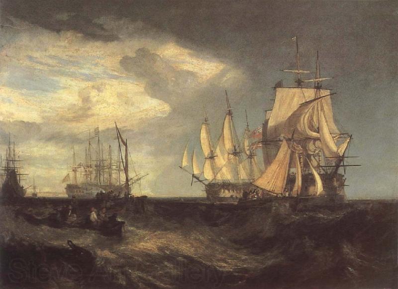 Joseph Mallord William Turner Marine Spain oil painting art